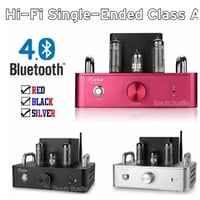 真空管アンプ 6P14（EL84） Bluetooth 4.0 ステレオ シングルエンドクラスA パワーアンプ 3色から選べます！