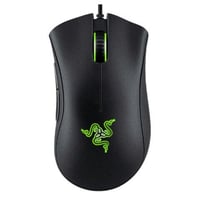 Razer ゲーミングマウス 光学式 有線 6400DPI 人間工学デザイン ハイエンド プロ 快適 マウス ゲーム LED おすすめ 人気 黒 緑に発光 右手用 右利き