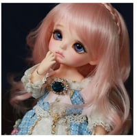 球体関節人形 かわいい 1/8 本体＋眼球＋メイクアップ済み BJD 女の子 カスタムドール 小型 ミニ 選べる6色★