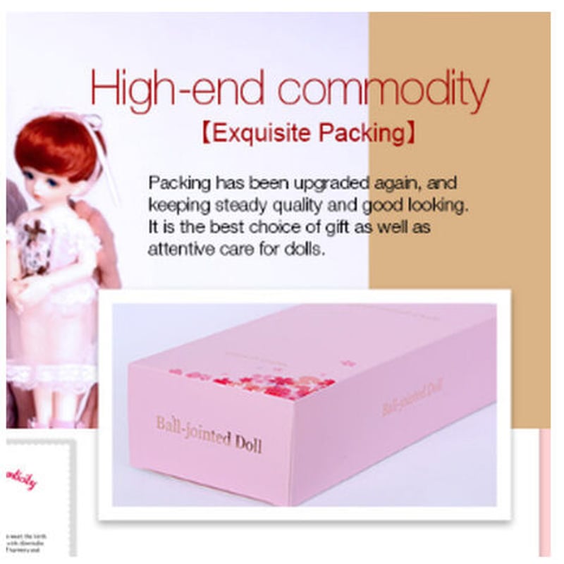 球体関節人形 1/6 リタ フルセットE うさぎ 耳 BJD 本体＋眼球＋