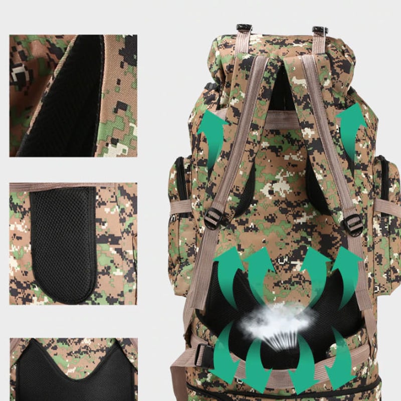 100L 大容量 アウトドア 登山 バックパック | World Planet Market