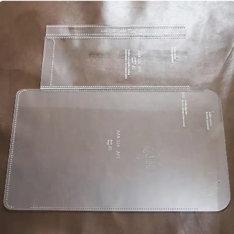 レザークラフト パターン ハンドメイド クラフト紙 アクリル テンプレート ファイルケース 書類入れ ファイルボックス ファイルフォルダー
