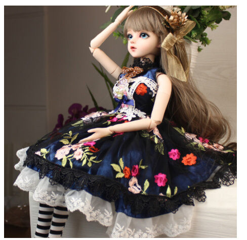 E11 bjd 1/3 ドール 衣装 ロリータ 洋服 球体関節人形 ハンドメ ロリータ】 BJD 1/3 球体関節人形 60cm フルセット 本体＋眼球＋
