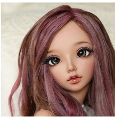 BJD カスタムドール 1/4 本体＋眼球＋メイクアップ 球体関節人形 女の子 ガール 41cm 選べる4色