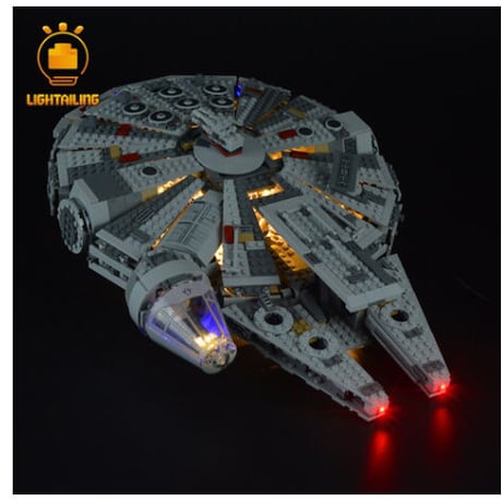 レゴ スターウォーズ ミレニアムファルコン 75105 [LED ライトキット+バッテリーボックス] ライトアップセット Star Wars