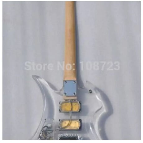 カスタム エレキギターアクリルギター LEDライト guitars ローズウッド fingerbaord メイプルネック 楽器