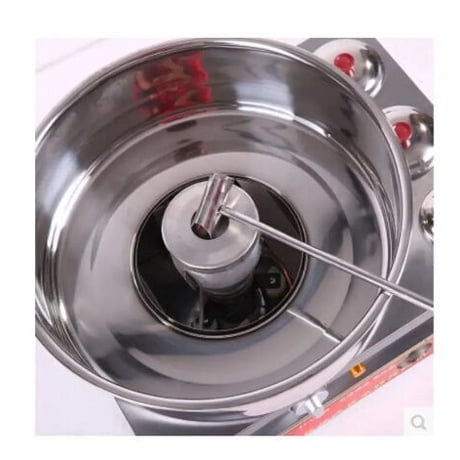 Jiqi 高級ファンシー商業ガス綿菓子メーカー candyfloss diy 砂糖 フロス花型綿菓子製造機 ステンレス鋼 業務用