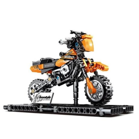 レゴ互換 テクニック オートバイ ８種類 バイク モトクロス アメリカンチョッパーバイク レーシングバイク ホビー LEGO互換品