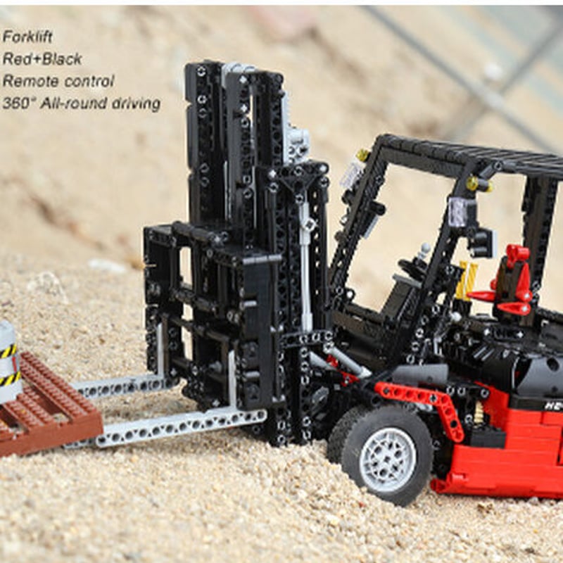 レゴ互換 テクニック フォークリフト 動く モーター