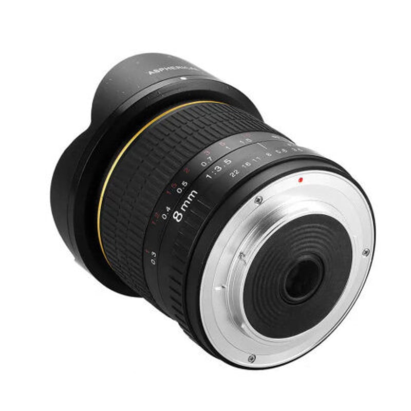 ニコン用 魚眼レンズ f/3.5 8mm 一眼レフ デジタル d3100 d3200 d520