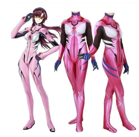 エヴァンゲリオン プラグスーツコスプレ ウィッグ 衣装　マリ 真希波マリ コスプレ 衣装 プラグスーツ S～XXXL エヴァンゲリオン
