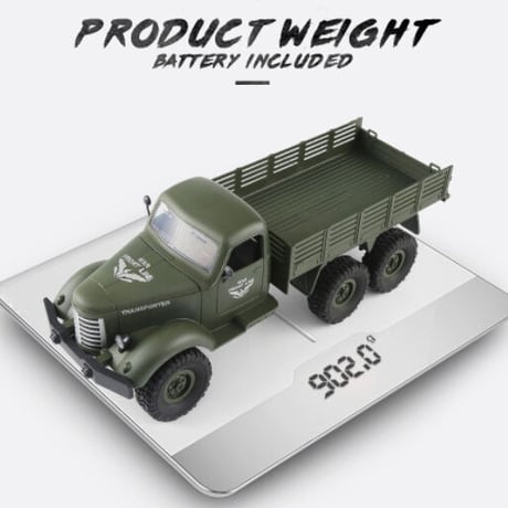 ラジコン オフロード 4WD 軍用トランククローラー JJRC Q61 1/16 ホビー