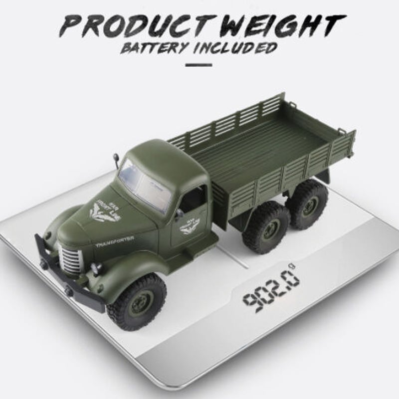 ラジコン オフロード 4WD 軍用トランククローラー JJRC Q61 1/16
