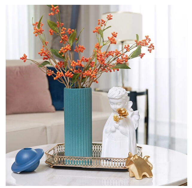 オブジェ】 置物 北欧インテリア 王子 プリンス 黄金の薔薇 人形