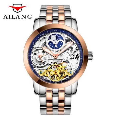 レアブランド ailang トゥールビヨン メンズ腕時計 海外高級ブランド ゴールド 輸入ブランド品 おしゃれ 大人気商品！