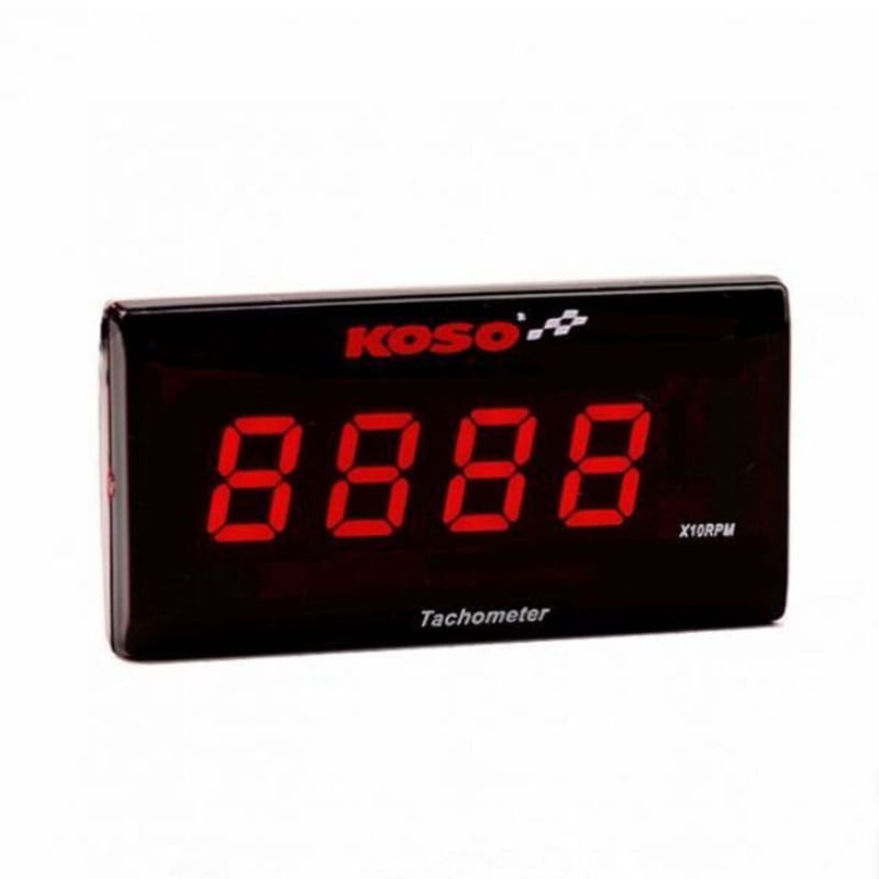 Kosoミニrpm / minメーター デジタルスクエア LCD ディスプレイタイム