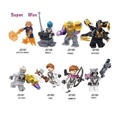 LEGO風 レゴ互換 アベンジャーズ 8体セット 15パターンから選択可能 アメコミ マーベル