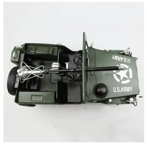 1/18 U.S.ARMY ミリタリー ジープ JEEP ブリキ SUV 緑 グリーン