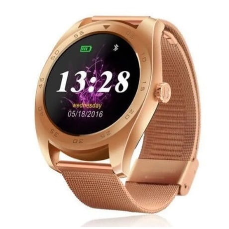 Android IOS Bluetooth スマートウォッチ クラシック 健康 メタル スマートウォッチ  MTK2502Cハートレートモニター