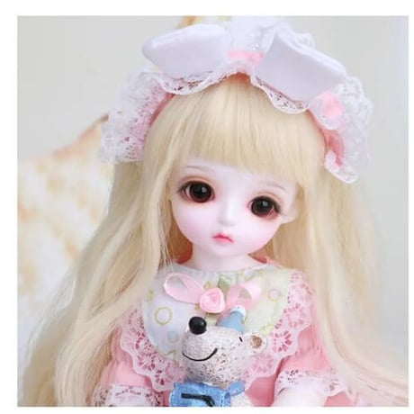 BJDドール 球体関節人形 1／6 26cm 女 人形本体 ヘッド+ボディ+眼球+服装+ウィッグ＋メイク フルセット カスタムドール 人形