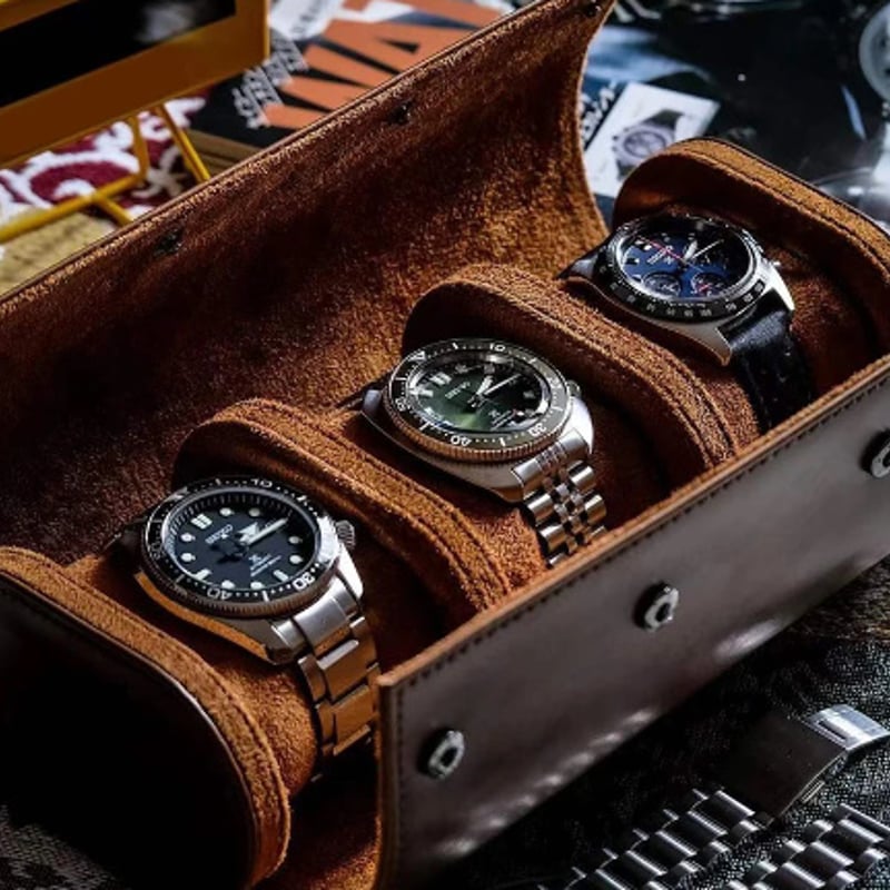 2色展開】高級感抜群 腕時計ケース ビンテージ風 ケース コレクション