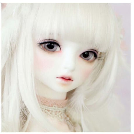 球体関節人形 本体+眼球 メイクアップ済 BJD 1/4 女の子 ソフィア カスタムドール SDサイズ 端整な顔立ち かわいい★