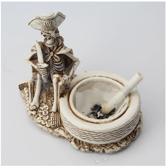 ガイコツの灰皿　置物　インテリア fit=scale-down,w=1200