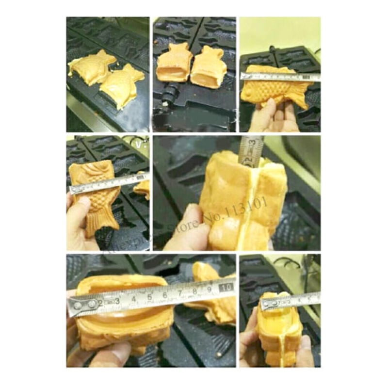 アイスクリーム ワッフルコーン たい焼き機 ガスタイプ 5鋳型 アイスクリーム ワッフルコーン たい焼き機 ガスタイプ 5鋳型