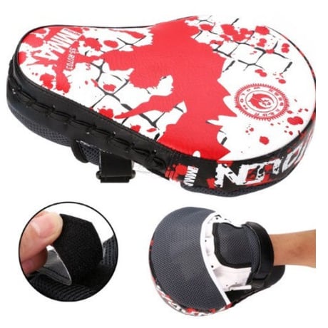 パンチ ミット PU レザー ボクシング ムエタイ グローブ パッド
