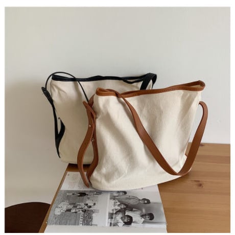 【使い分け楽チン♪】キャンバス マルチバッグ 【二色展開】