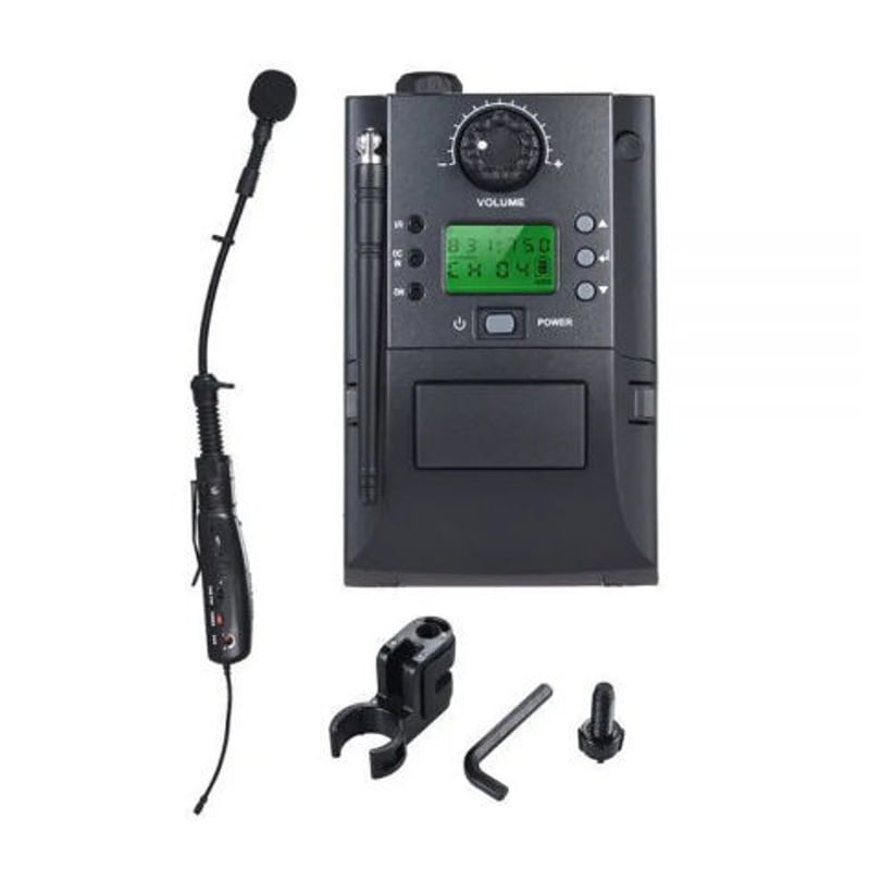 受信機と送信機を備えたポータブルUHF楽器 ワイヤレスマイクシステム