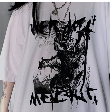 プリント 半袖 Tシャツ【二色展開】