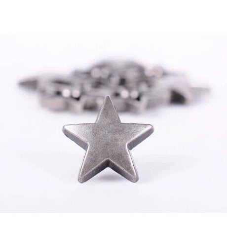 レザークラフト 30個セット スター メタル リベット スタッズ 5/8 (15 mm) 革 財布 ベルト コンチョ
