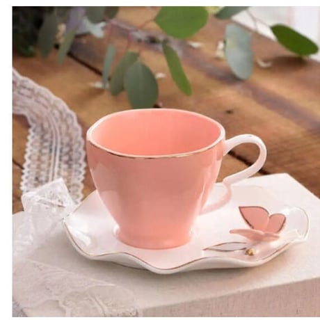 ティーカップ 220ml ソーサー スプーン 3点セット 鳥のスプーン置 磁器 コーヒー お茶会 食器 高級装飾 贈り物 4色展開
