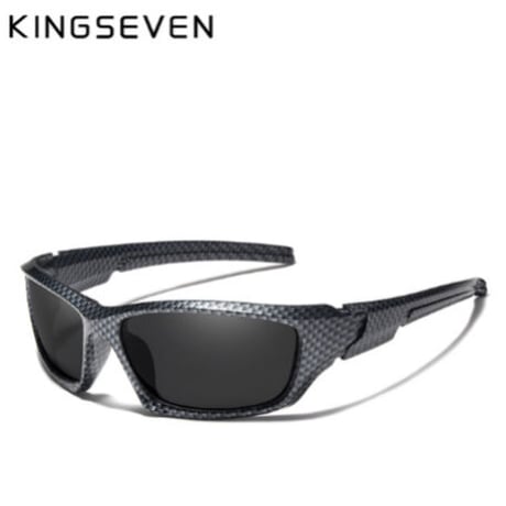 【ゴーグルタイプ】 KINGSEVEN 偏光サングラス メンズ TR90フレーム ヴィンテージ UV400 ポラロイド デザイナー   軽量 海外トップブランド 高級 【選べる3色】