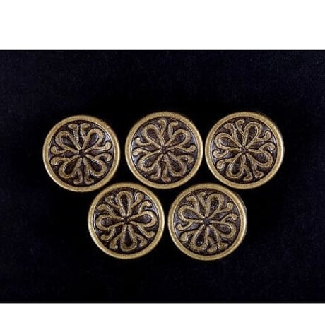 レザークラフト 10mm 50個セット ボヘミアン 花 リベット スタッド 鋲 コンチョ 革細工