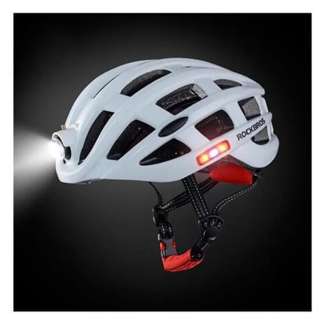 サイクリングヘルメット 自転車 ライト付 超軽量ヘルメット ５色 自転車 MTB ヘルメット 男女兼用 USB充電 安全