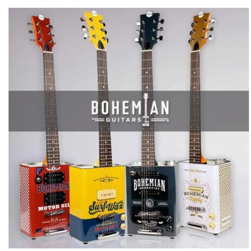 BOHEMIAN GUITARS ボヘミアンギター オイル缶ギター