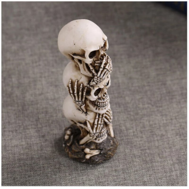 オブジェ】 置物 インテリア 骸骨 髑髏 ガイコツ ドクロ トーテム