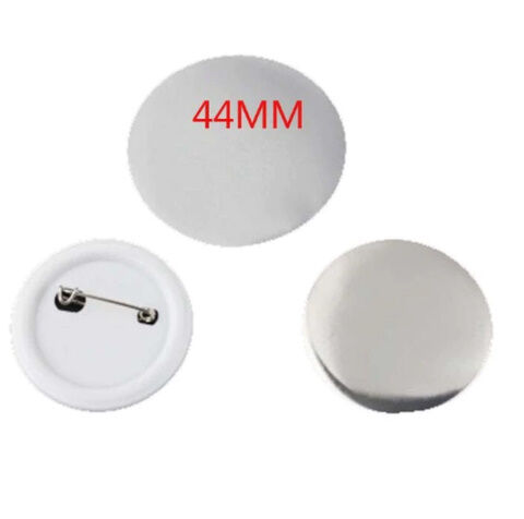 44mm 缶バッジ用 素材 100個セット 缶バッジマシーン オリジナル 材料