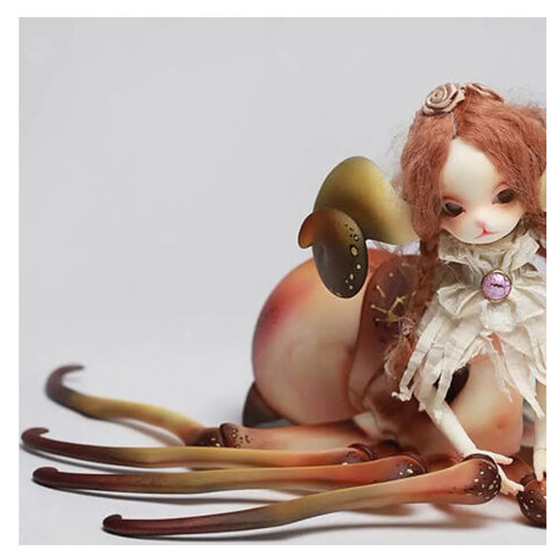 球体関節人形 本体+眼球+メイクアップ済 BJD カスタムドール 球体関節人形 本体+眼球+メイクアップ済 BJD カスタムドール