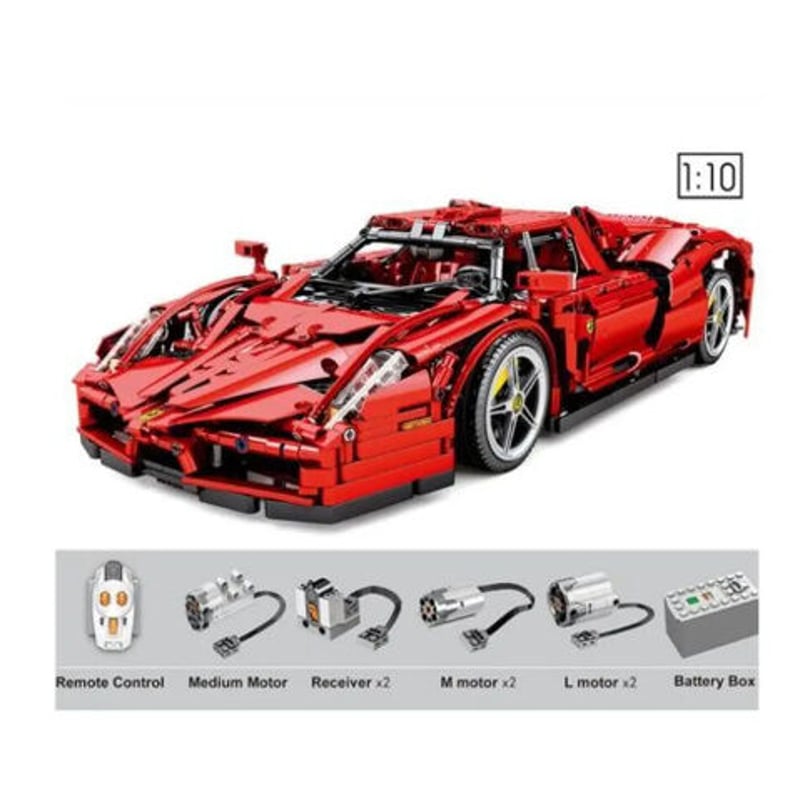 レゴ互換 フエンツォ・フェラーリ パワーファンクション付き