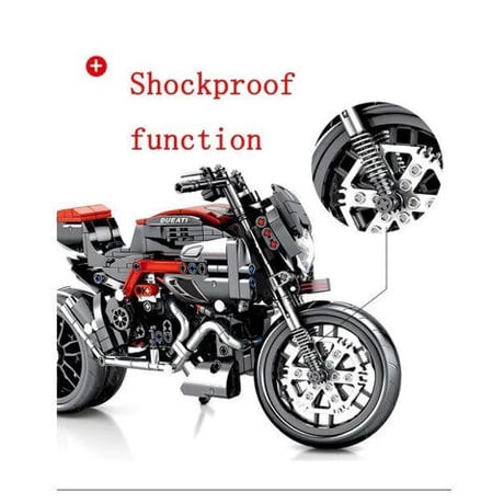 レゴ テクニック 互換品 ドゥカティモンスター 1200R 797 レゴ風 ブロック