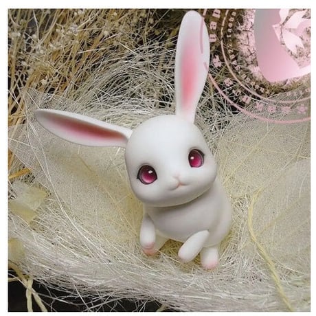 Rabbit♡♡関節球体 球体関節人形の通販 | iichi 日々の暮らしを心地よくするハンドメイド
