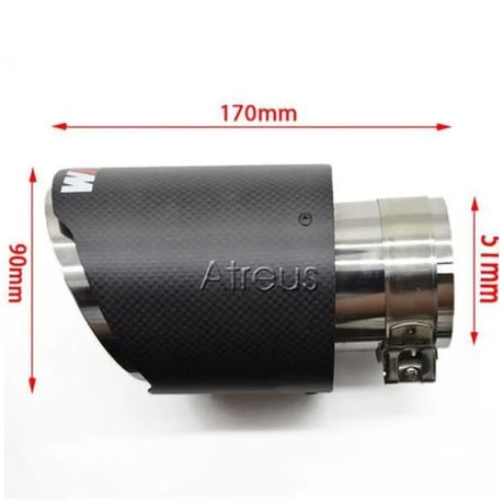 BMW 2個セット マフラーカッター Mスポーツルック Mパフォーマンス M3 M4 M5 f22 f23 f30 f31 f32 f33 f36 f10 f12 f13 e81等