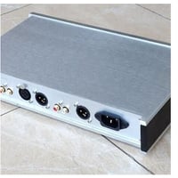プリアンプ ハイエンド xlr入力 シルバー アルミシャーシ