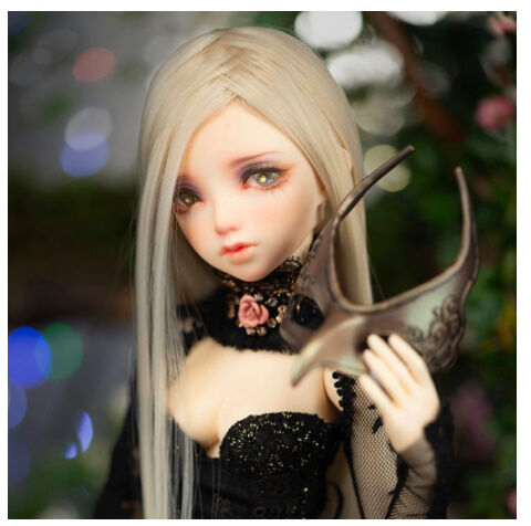 球体関節人形 美少女 1/4 本体＋眼球＋メイクアップ済み BJD カスタム