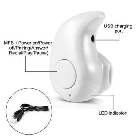 【ハンズフリー 通話可能！】超小型 Bluetooth 4.0 ステレオ イヤホン ヘッドセット マイクサポート