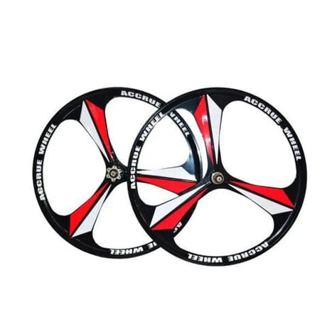 カラー選択可 2色展開 Mtbリム3スポークカセット マネシウム合金ホイール 26インチマウンテンバイク 自転車 リム