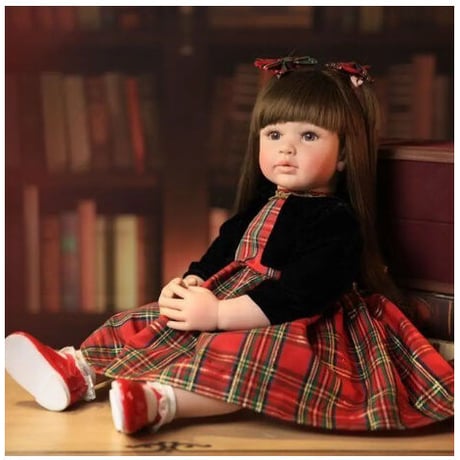 高級リボーン ベビードール リアル赤ちゃん 抱き人形 シリコーン ビニール 赤ちゃん 女の子 プリンセス 60センチ かわいい